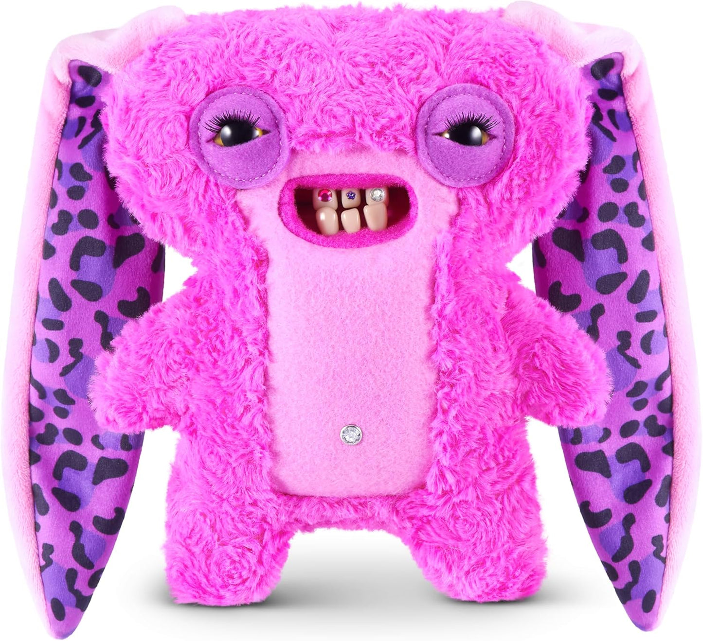 Plush Collectible Toy (Lord Long Ears) Featuring Funny Ugly Monster Designs with Fierce Attitude, Bold Style & Unsettling Expressions